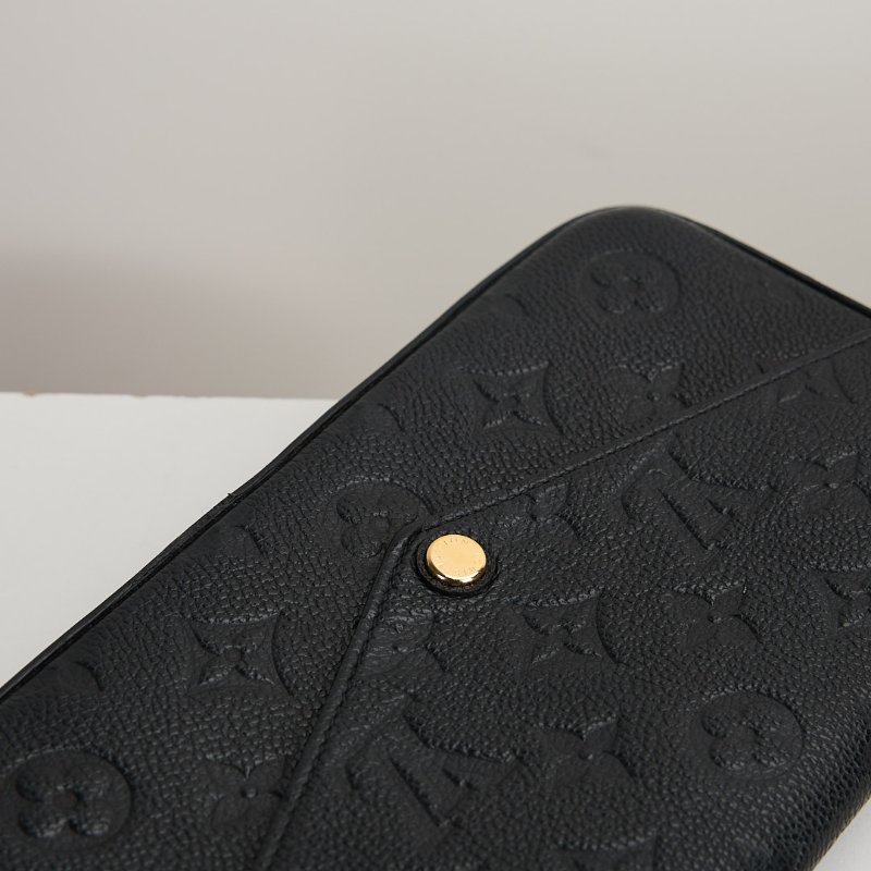 二手lv woc三合一鍊包/黑壓紋-10