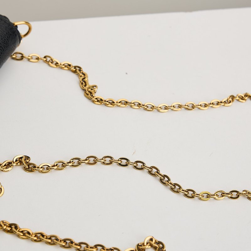 二手lv woc三合一鍊包/黑壓紋-22