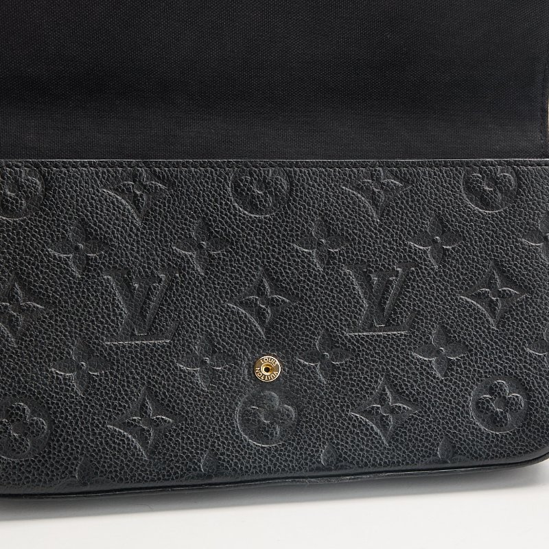二手lv woc三合一鍊包/黑壓紋-31