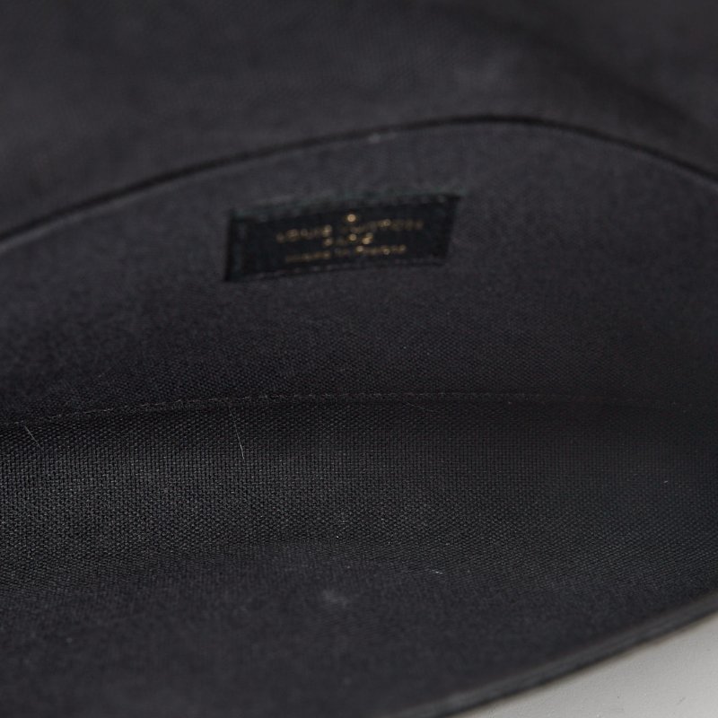 二手lv woc三合一鍊包/黑壓紋-34