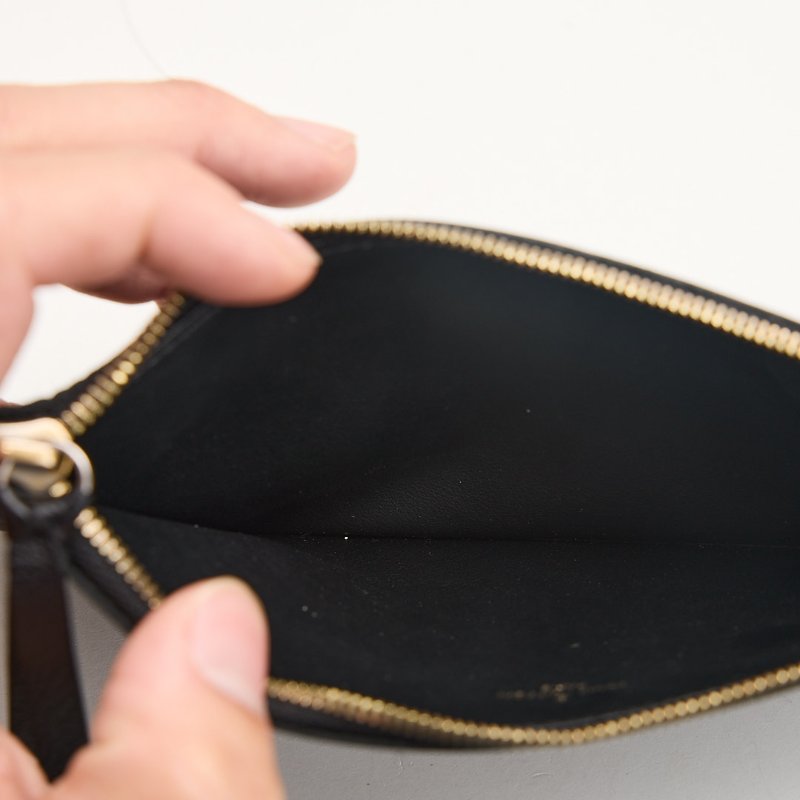 二手lv woc三合一鍊包/黑壓紋-35