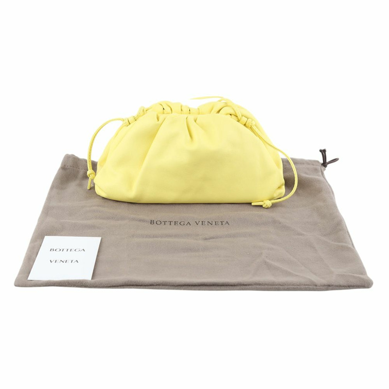 【包稅】BOTTEGA VENETA 迷你餃子圖案斜背包 黃色 33907--7