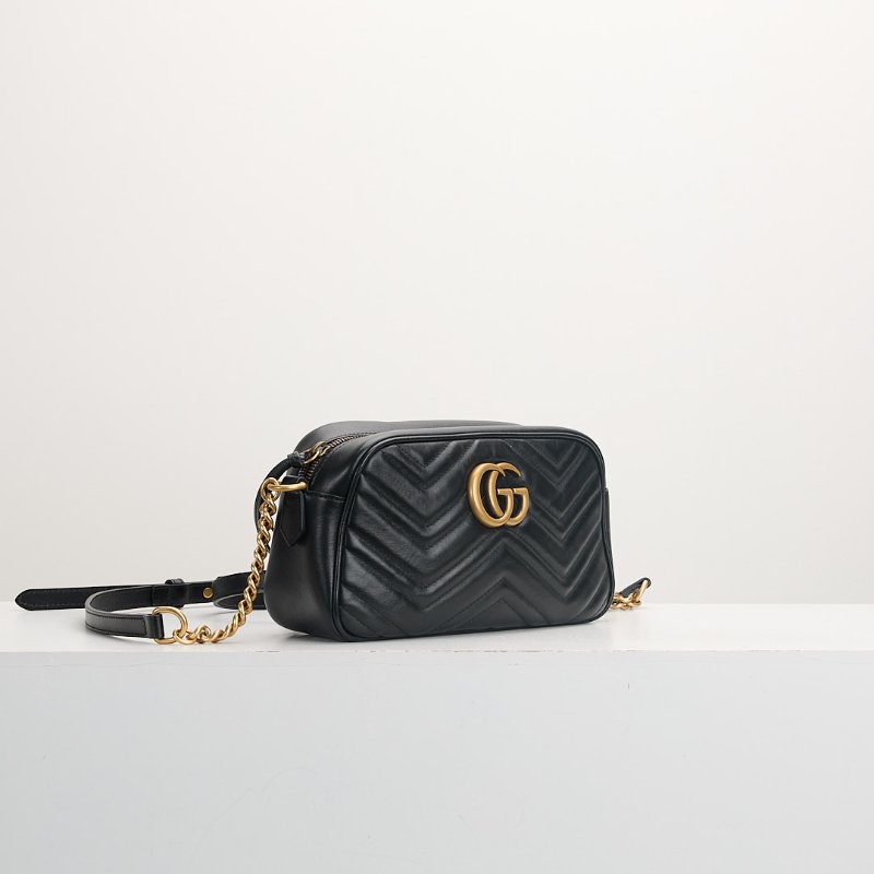 二手Gucci marmont 24相機包 /黑色-1