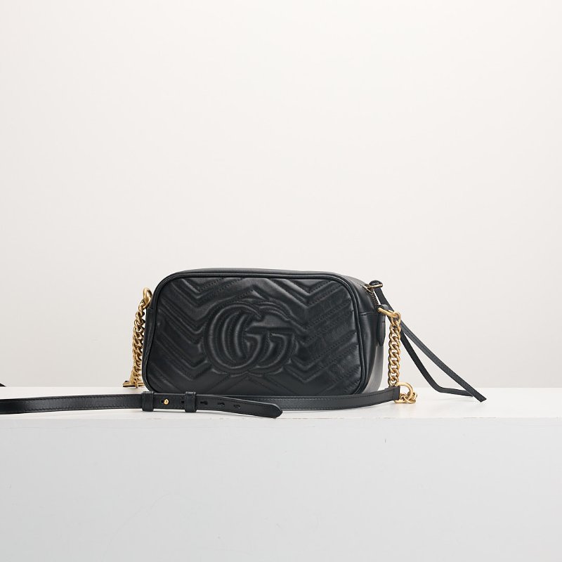 二手Gucci marmont 24相機包 /黑色-2