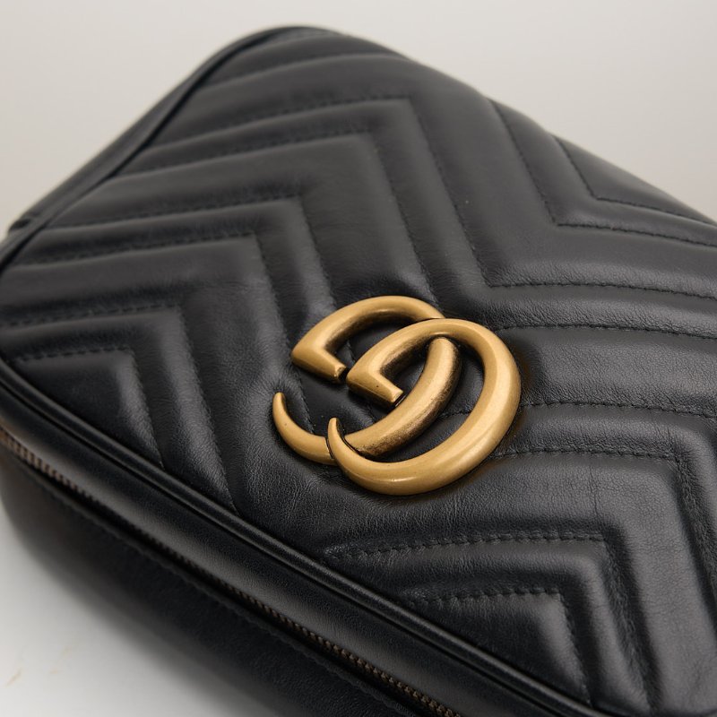 二手Gucci marmont 24相機包 /黑色-3