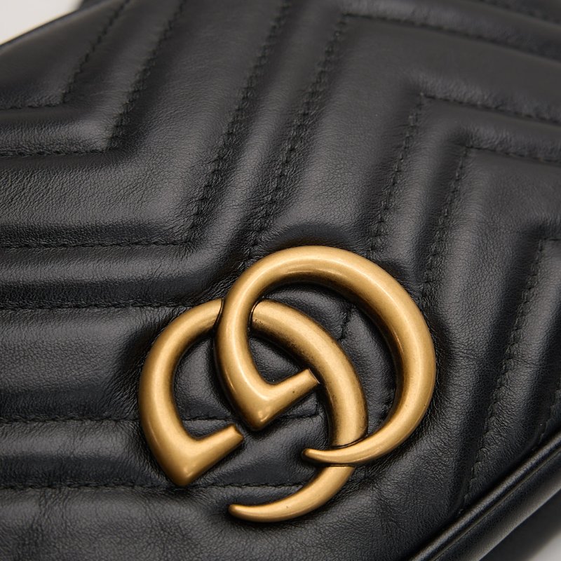 二手Gucci marmont 24相機包 /黑色-4