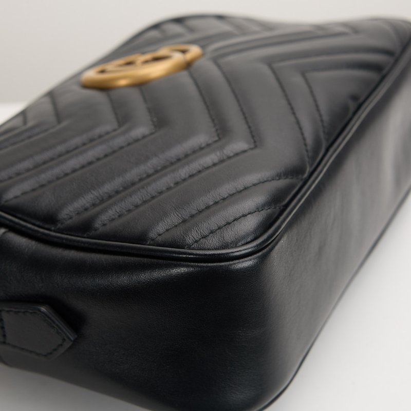 二手Gucci marmont 24相機包 /黑色-5