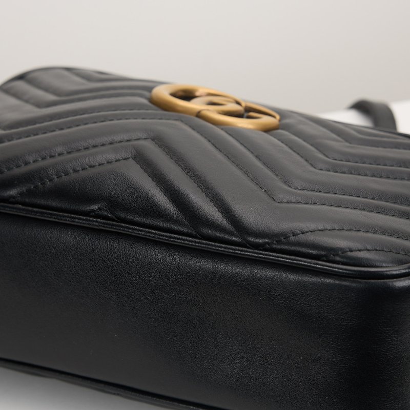 二手Gucci marmont 24相機包 /黑色-6