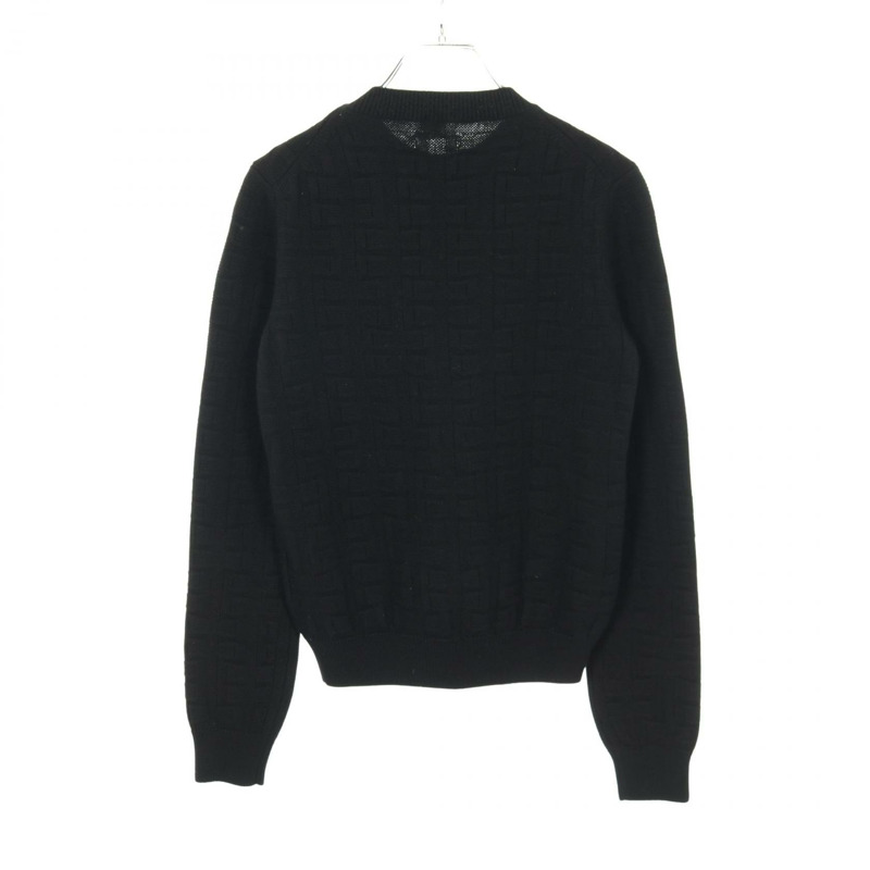 愛馬仕 LOUNGEWEAR VOYAGE 系列針織毛衣 #34 2H2630DA 羊毛 黑色 二手 女款-1