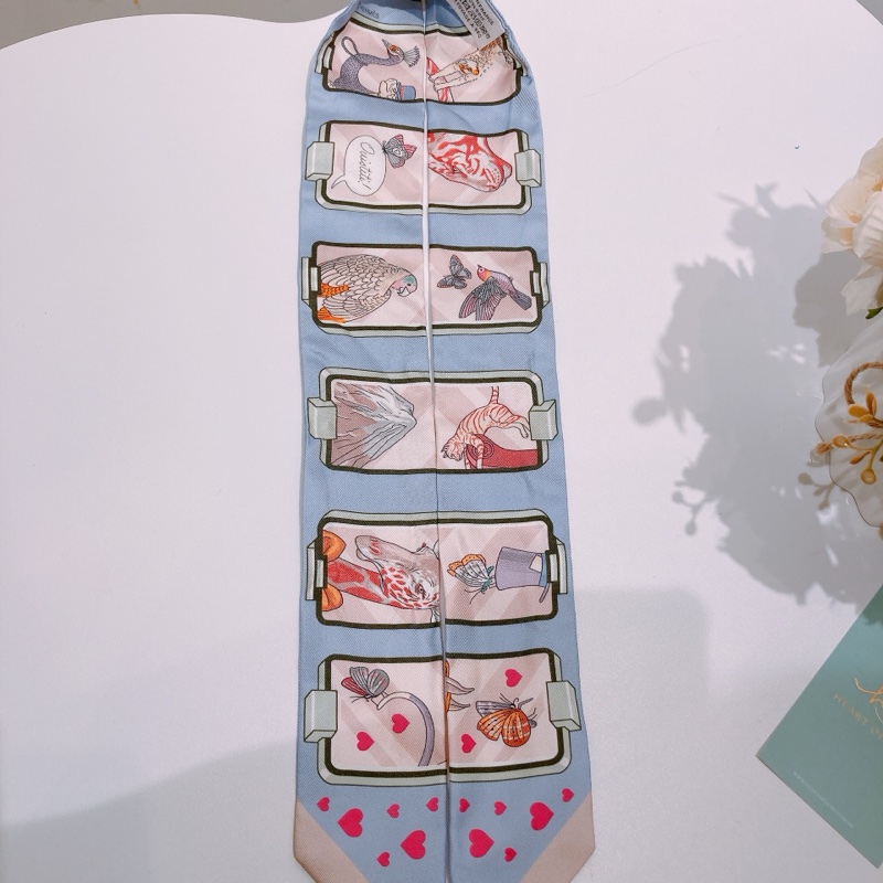 TW4643 HERMES 愛馬仕故事拼圖小絲巾STORY TWILLY-4
