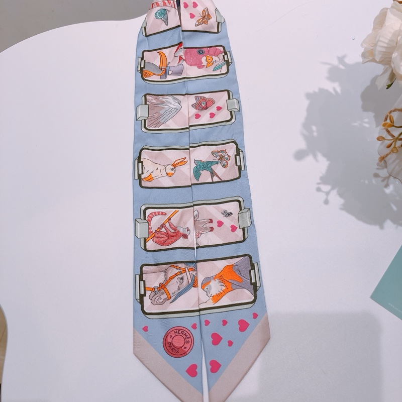 TW4643 HERMES 愛馬仕故事拼圖小絲巾STORY TWILLY-5