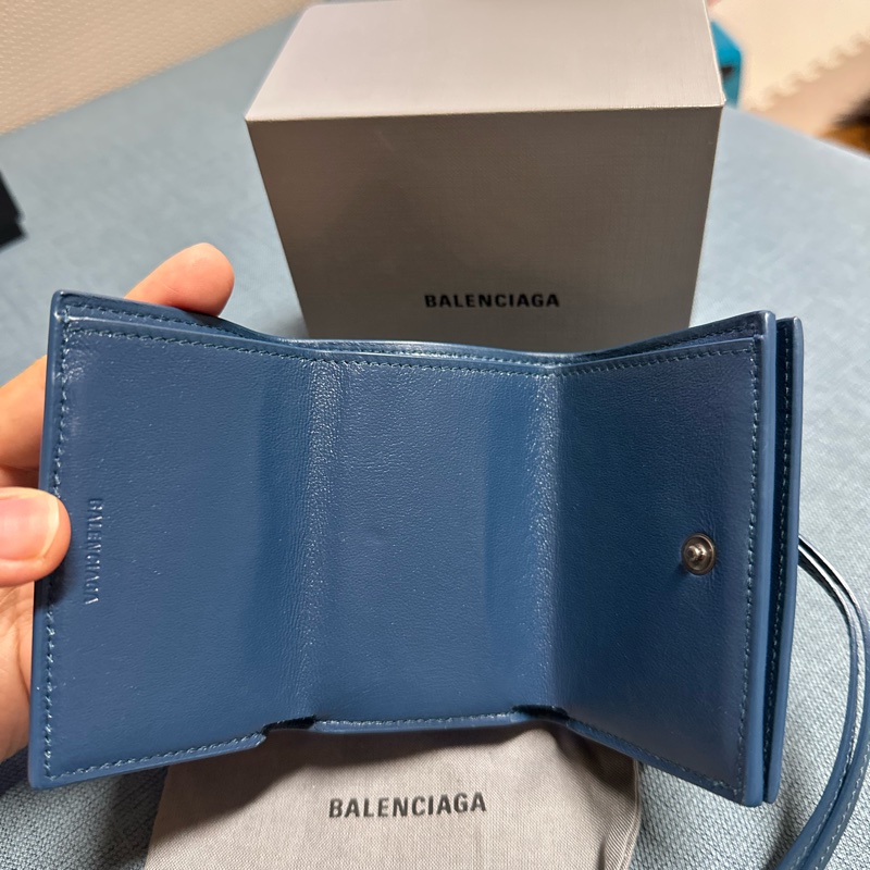 Balenciaga 迷你三折錢包 短夾-2