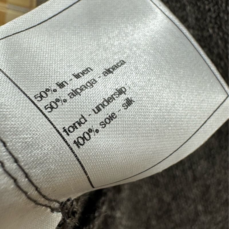 Chanel 香奈兒 14年藏青粗呢 34碼-3