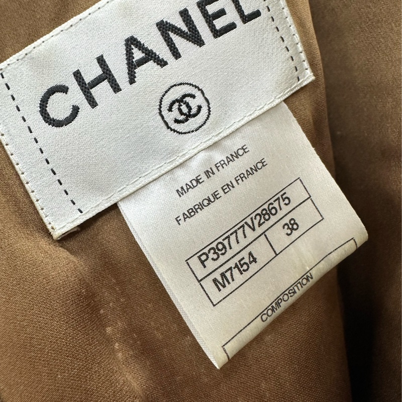 Chanel 香奈兒 走秀花尼編織洋裝 38碼-3
