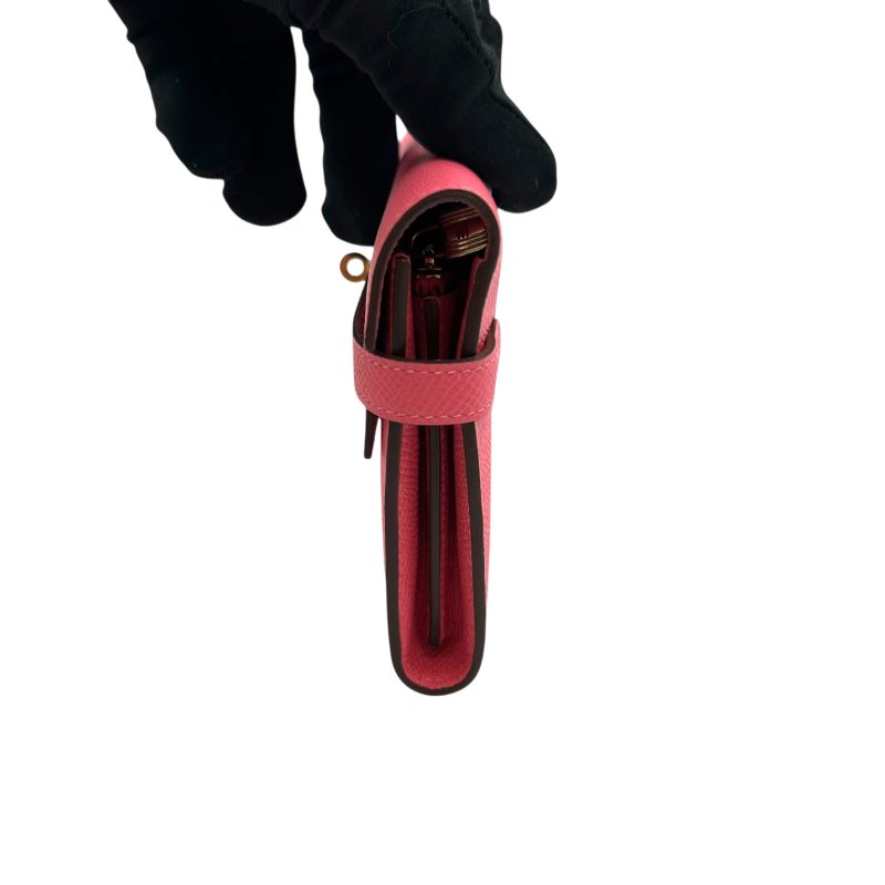 【美收精品】HERMES Kelly Long Wallet X刻 金扣長錢包 C-116【隔月月中將轉賣至日本 上架期限30天】-3