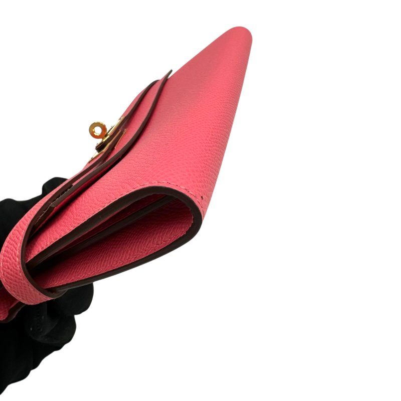 【美收精品】HERMES Kelly Long Wallet X刻 金扣長錢包 C-116【隔月月中將轉賣至日本 上架期限30天】-6