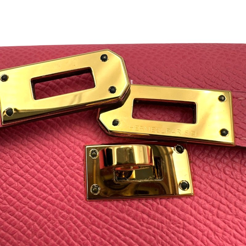 【美收精品】HERMES Kelly Long Wallet X刻 金扣長錢包 C-116【隔月月中將轉賣至日本 上架期限30天】-11