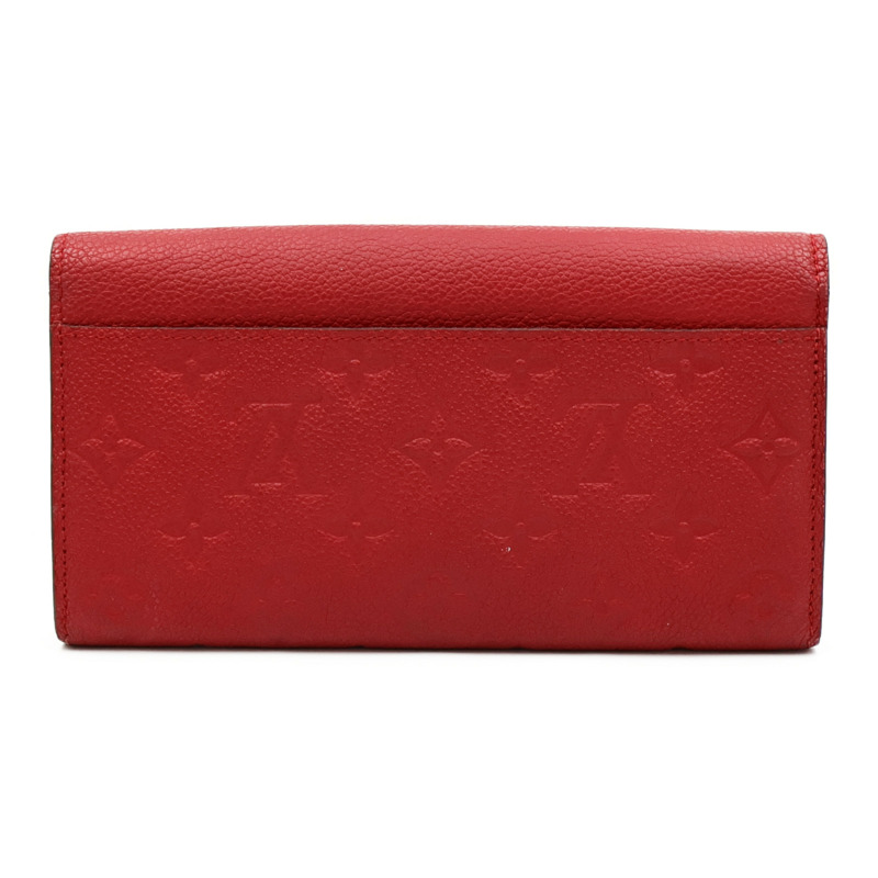 LOUIS VUITTON Monogram Empreinte Sarah Wallet金扣長錢包-1
