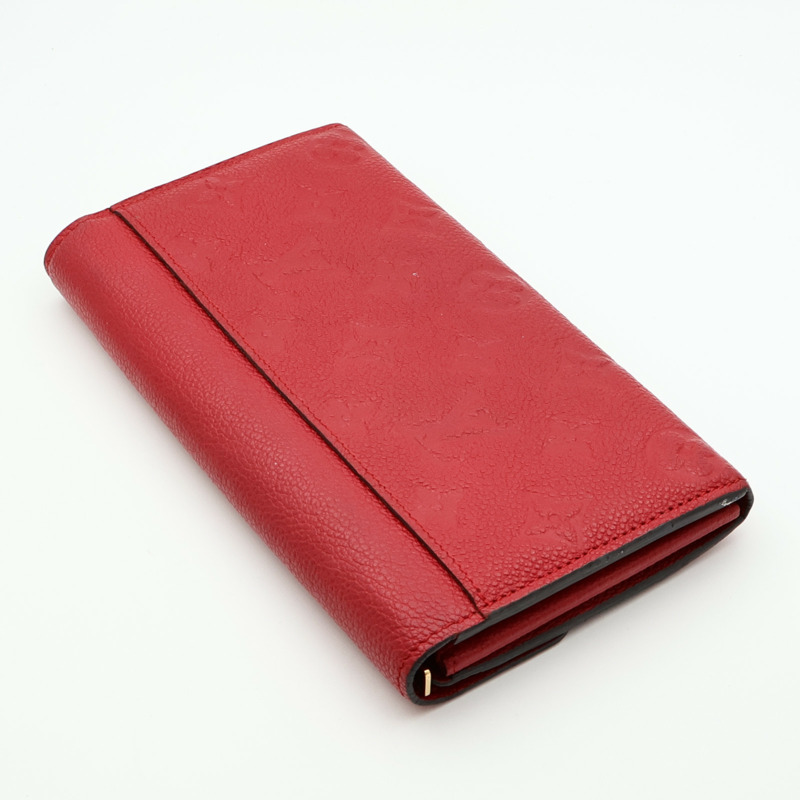 LOUIS VUITTON Monogram Empreinte Sarah Wallet金扣長錢包-3