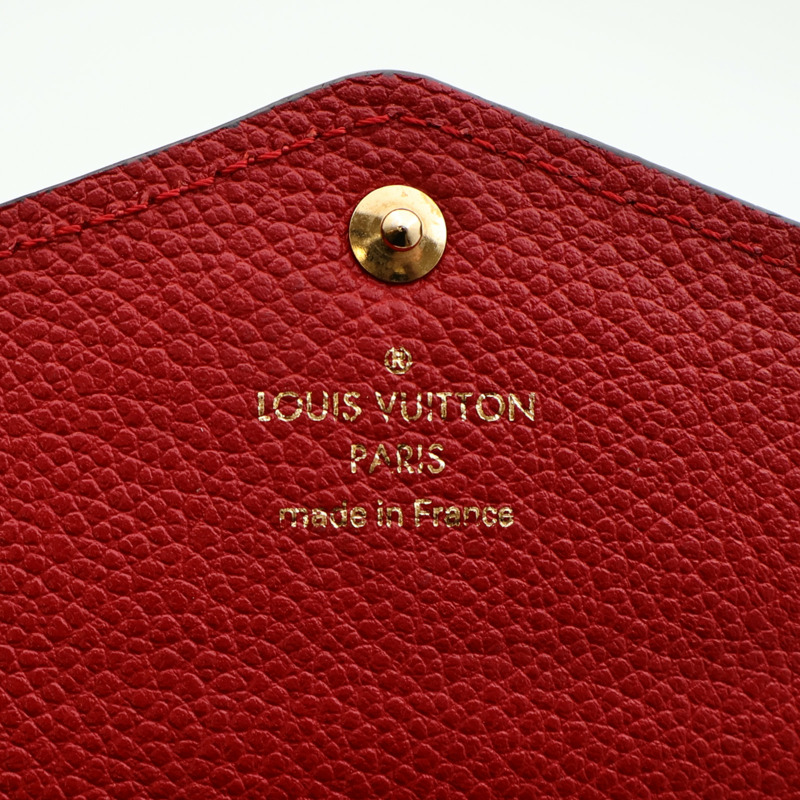 LOUIS VUITTON Monogram Empreinte Sarah Wallet金扣長錢包-5