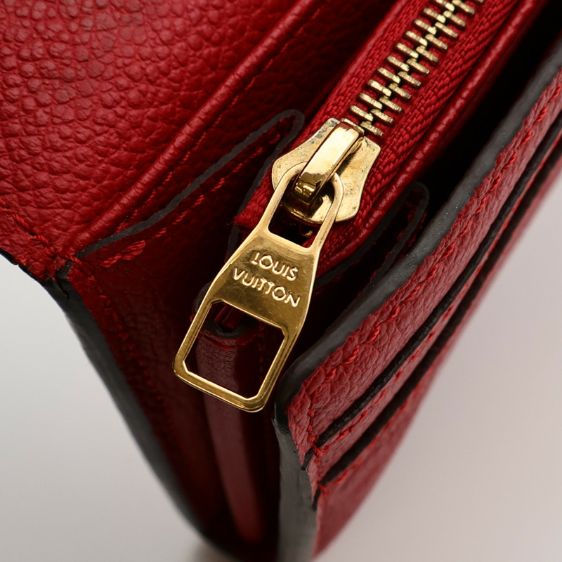 LOUIS VUITTON Monogram Empreinte Sarah Wallet金扣長錢包-7