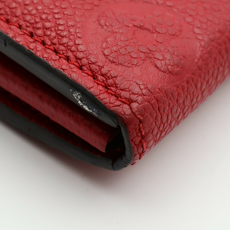 LOUIS VUITTON Monogram Empreinte Sarah Wallet金扣長錢包-10