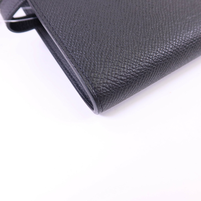 HERMES Epsom皮革Kelly To Go銀扣肩背袋Noir-14