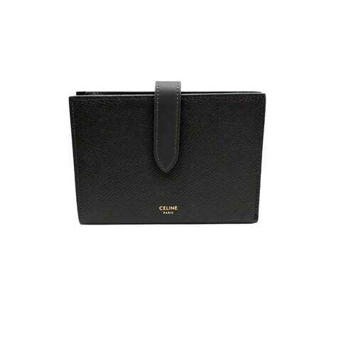 【美收精品】CELINE 灰色雙折錢包 C-117【隔月月中將轉賣至日本 上架期限30天】
