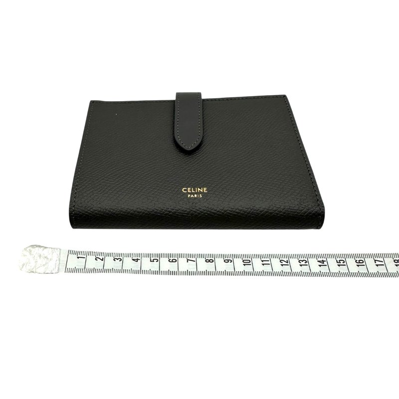 【美收精品】CELINE 灰色雙折錢包 C-117【隔月月中將轉賣至日本 上架期限30天】-13
