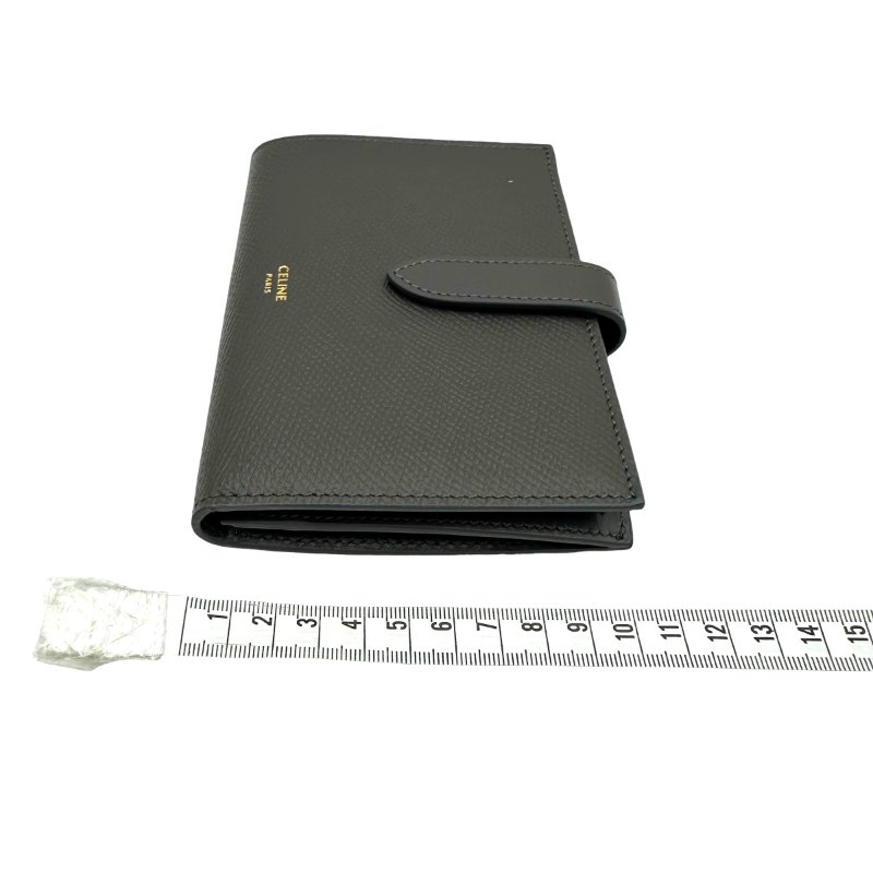 【美收精品】CELINE 灰色雙折錢包 C-117【隔月月中將轉賣至日本 上架期限30天】-14