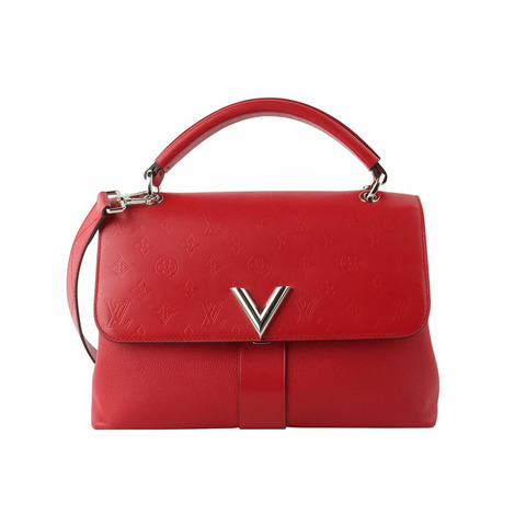 【包稅】LOUIS VUITTON 莓果色單手柄肩包 33939-3