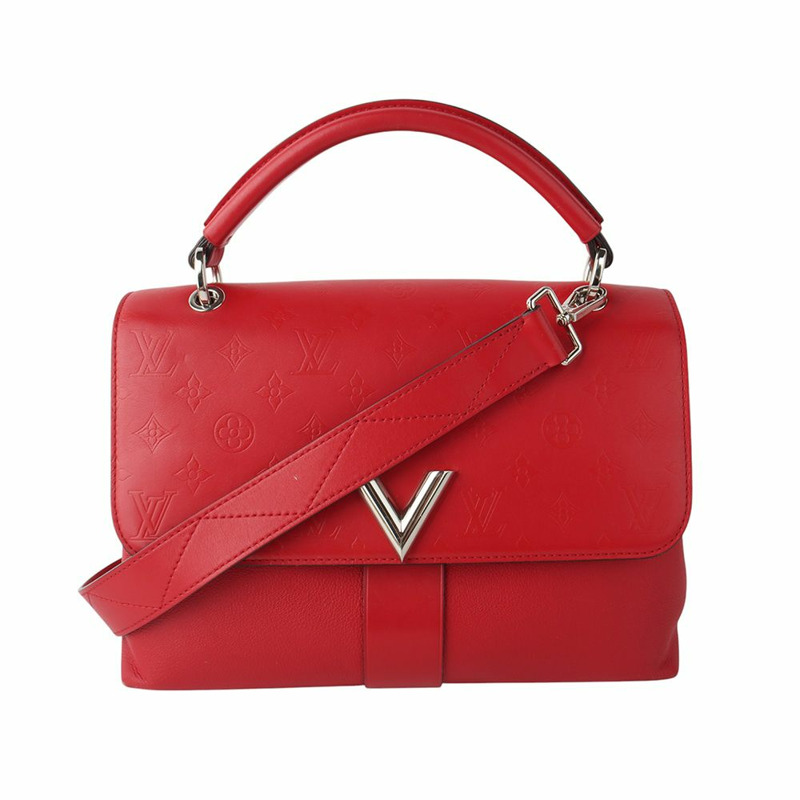 【包稅】LOUIS VUITTON 莓果色單手柄肩包 33939-3-7