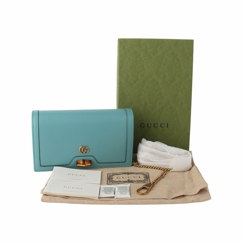 【包稅】GUCCI 戴安娜竹鍊迷你斜背包 696817-7