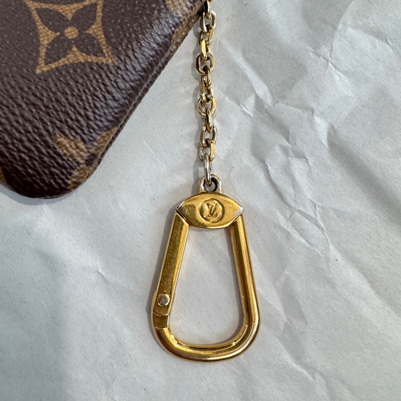 LOUIS VUITTON 卡夾 拉鏈零錢包老花經典零錢包 卡包-2