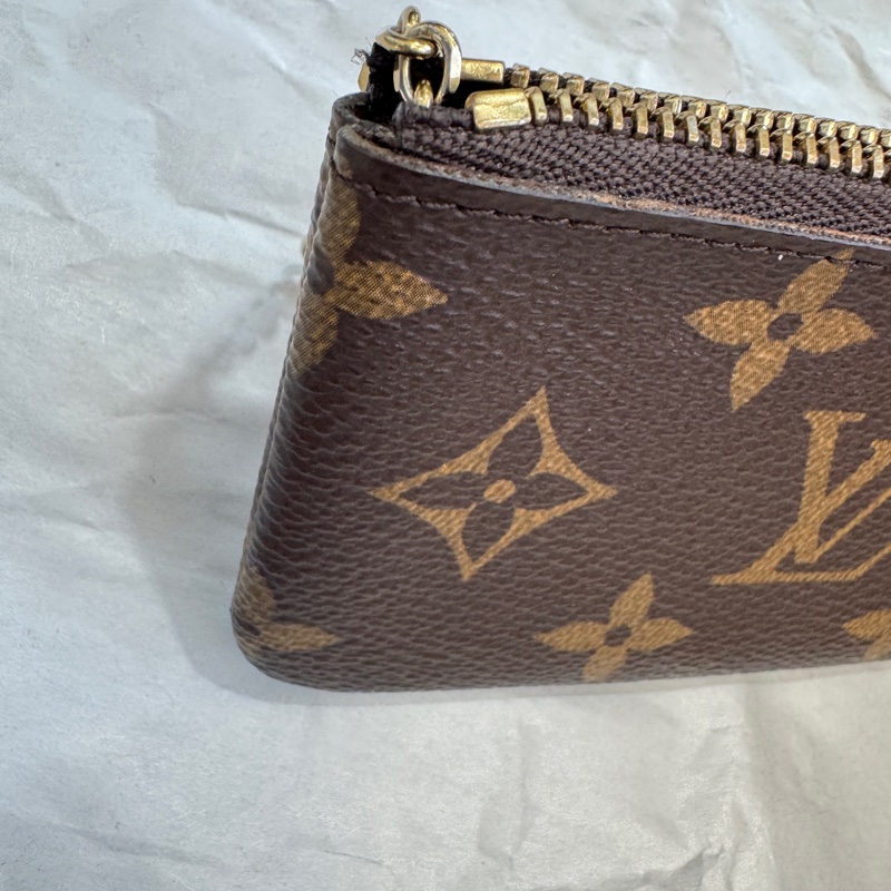 LOUIS VUITTON 卡夾 拉鏈零錢包老花經典零錢包 卡包-5