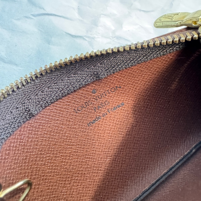 LOUIS VUITTON 卡夾 拉鏈零錢包老花經典零錢包 卡包-7