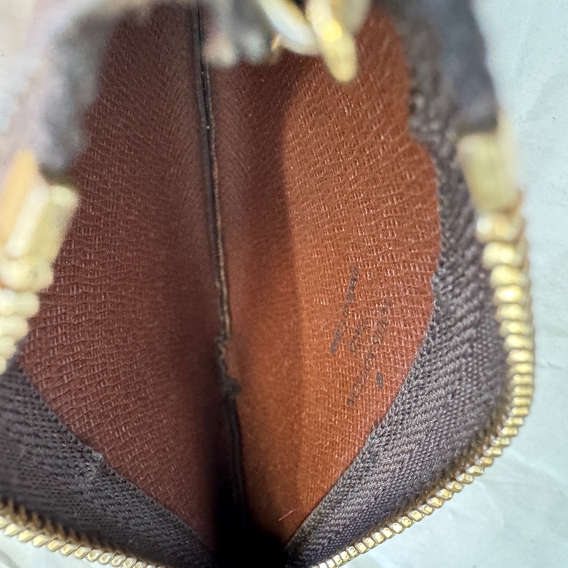 LOUIS VUITTON 卡夾 拉鏈零錢包老花經典零錢包 卡包-10