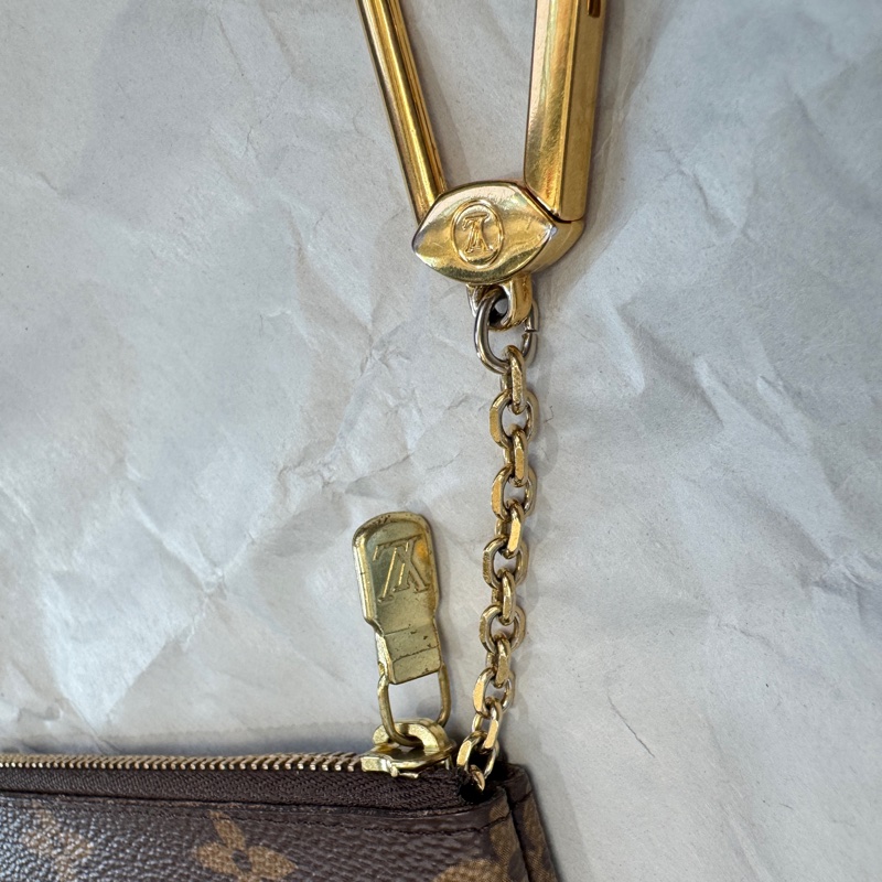 LOUIS VUITTON 卡夾 拉鏈零錢包老花經典零錢包 卡包-13