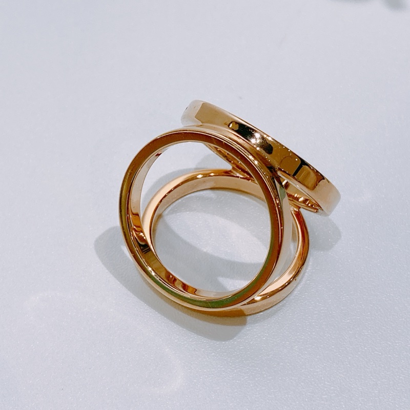 TW4650 HERMES 愛馬仕三角圓形小絲巾扣TRIO SCARF 90 RING-1