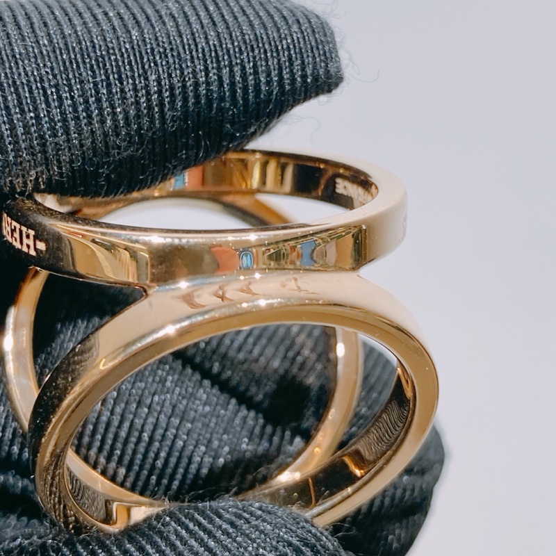 TW4650 HERMES 愛馬仕三角圓形小絲巾扣TRIO SCARF 90 RING-5