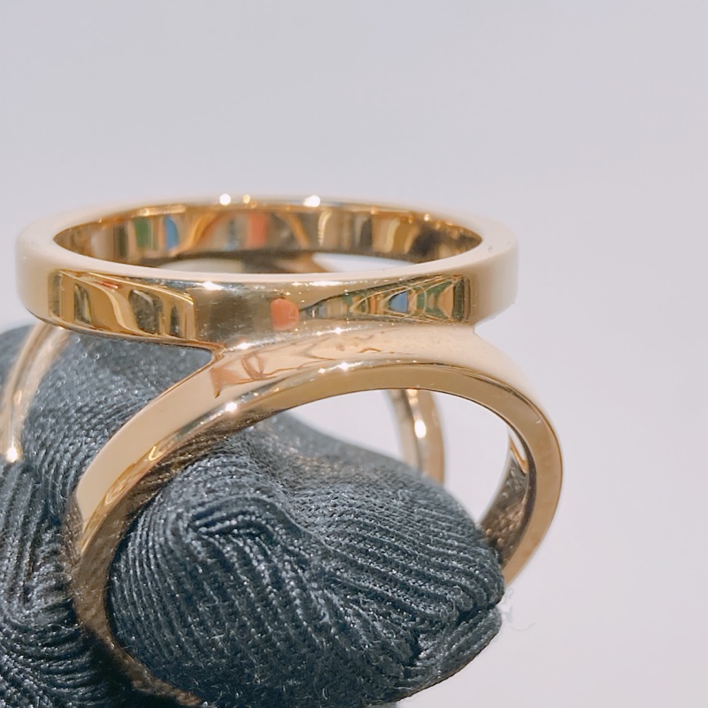 TW4650 HERMES 愛馬仕三角圓形小絲巾扣TRIO SCARF 90 RING-7