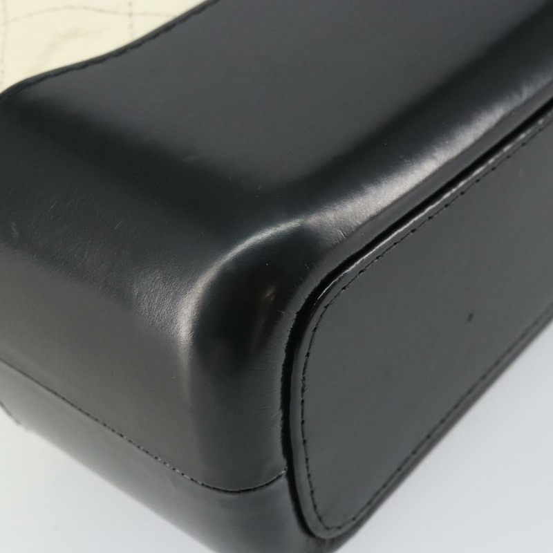 【日本直送】香奈兒 (CHANEL) 鏈 Gabriel de Chanel 單肩包 小牛皮 白色 金色 CC 標誌 Auth 161659-15