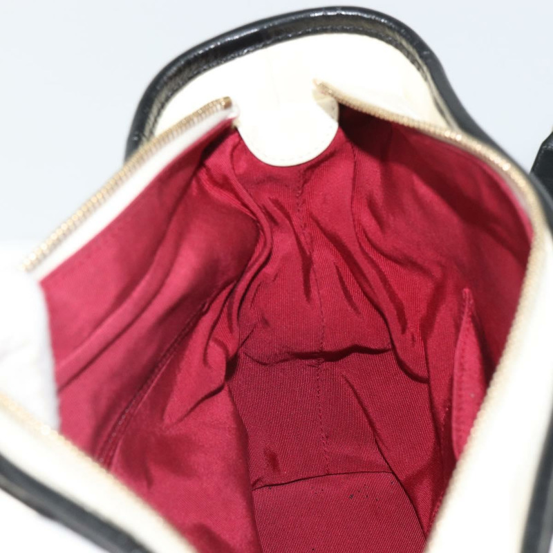 【日本直送】香奈兒 (CHANEL) 鏈 Gabriel de Chanel 單肩包 小牛皮 白色 金色 CC 標誌 Auth 161659-18