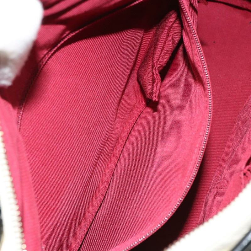 【日本直送】香奈兒 (CHANEL) 鏈 Gabriel de Chanel 單肩包 小牛皮 白色 金色 CC 標誌 Auth 161659-21