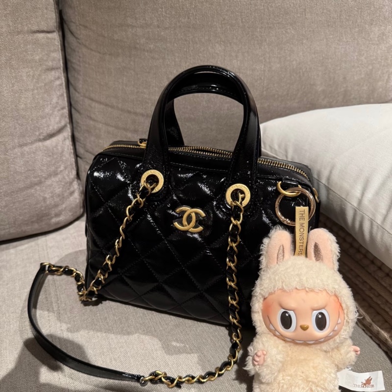 chanel 25a 保齡球包 油蠟皮(最難買的!!!-5