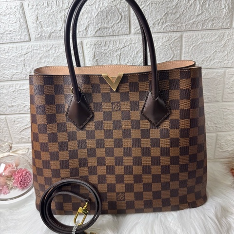 Lv手提包-肩背包 N41435 Damier Canvas 帆布 棕色