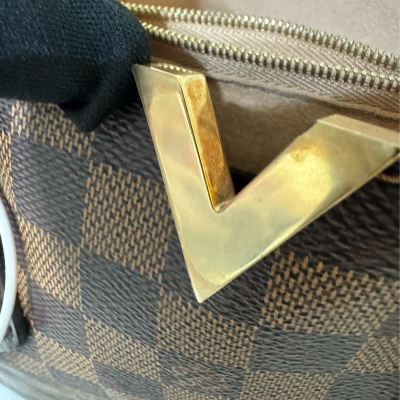 Lv手提包-肩背包 N41435 Damier Canvas 帆布 棕色-2