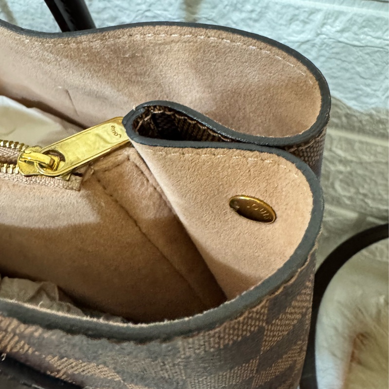 Lv手提包-肩背包 N41435 Damier Canvas 帆布 棕色-4