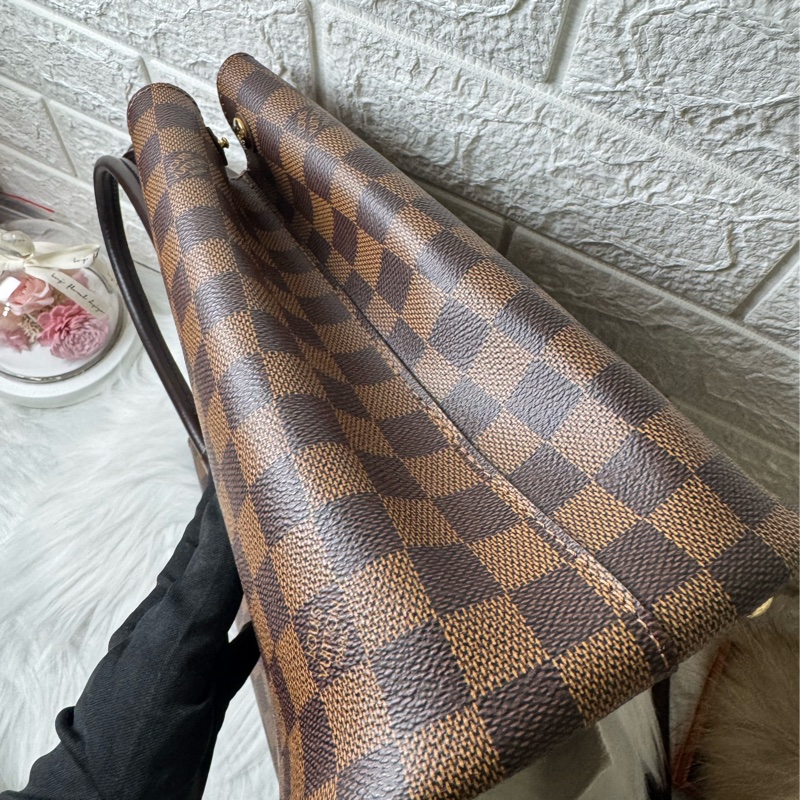 Lv手提包-肩背包 N41435 Damier Canvas 帆布 棕色-15