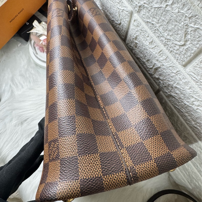 Lv手提包-肩背包 N41435 Damier Canvas 帆布 棕色-16